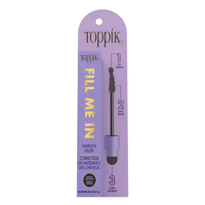 Toppik Fill Me In Hairline Filler Hair Color Root Touchup Hair Fibers Wand Fills In Thinning Hai