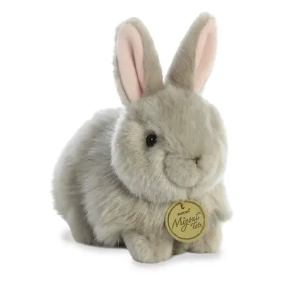 Aurora? Adorable Miyoni? Angora Bunny Grey Stuffed Animal - Lifelike Detail - Cherished Companio