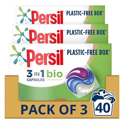 Persil Bio in Washing Capsules Plastic Free 3x Washes = Washes Pack