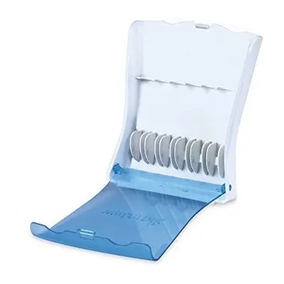 Waterpik Convenient Hygienic Sturdy Storage Case for Replacement Tips, No Tips Included, Blue