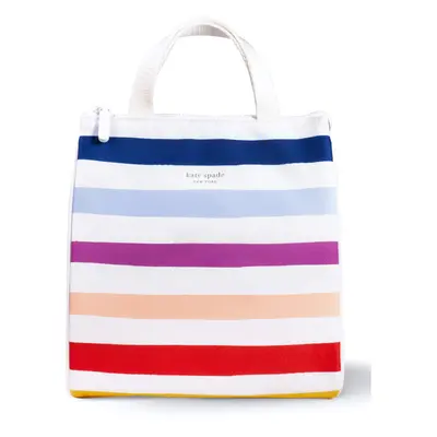 Kate Spade New York Cute Lunch Bag for Women Large Capacity Lunch Tote Adult Lunch Box with Silv