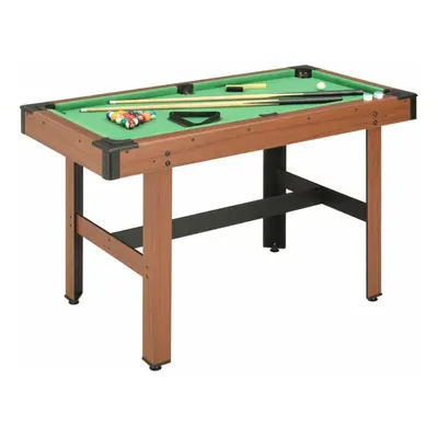 vidaXL Feet Billiard Table Brown Pool Table Set Indoor Game Short Practice