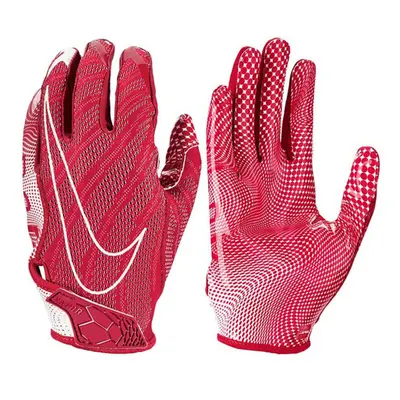 Nike Vapor Knit 3.0 Adult Football Gloves Red | White