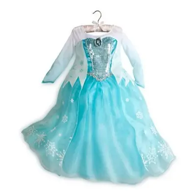 Cosplay Disney Store Frozen Princess Elsa Costume Size Medium 7/8