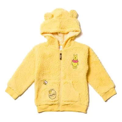 Disney Winnie the Pooh Toddler Boys Zip Up Hoodie Yellow 5T