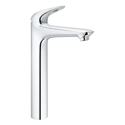 GROHE Size X-Large Eurostyle Single-Lever Basin Mixer Tap with Smooth Body - Chrome