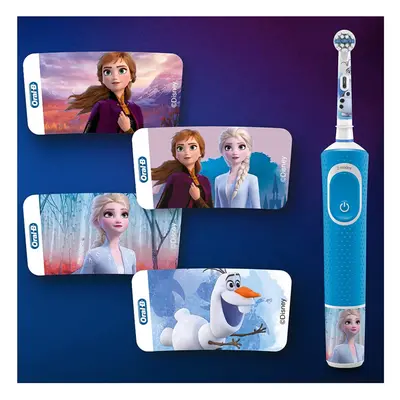 Oral-B Stages Power Kids Electric Rechargeable Toothbrush with Disney Frozen Characters, Handle,