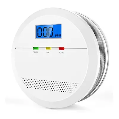 CPVAN Wireless Carbon Monoxide Detector with Digital Display, Carbon Monoxide Alarms for Home Sa