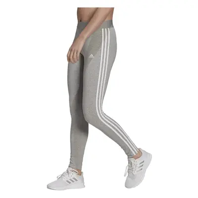 adidas Women's Essentials 3-stripes Leggings Medium Grey Heather/White Large