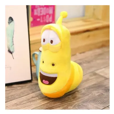 (Yellow, 45cm) Korean Anime Fun Insect Slug Creative Larva Soft Plush Toys Stuffed Worm Dolls