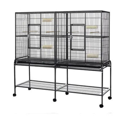 Chinchilla Rat Ferret Large Double Cage 165cm With Stand On Wheels - Elegance