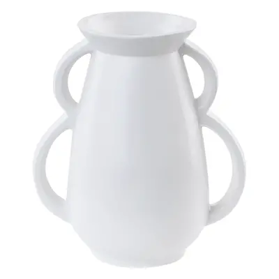 Flower Vase KOROPI Ceramic cm White