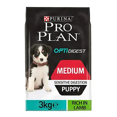 PRO PLAN Sensitive Digest Medium Puppy Dry Dog Food Lamb 3kg