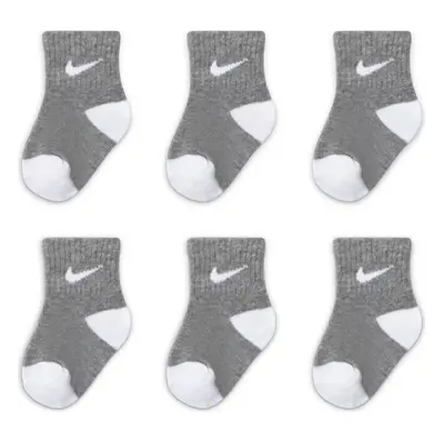 Nike Baby Lightweight Ankle Socks Pack (Grey(MN0299-042)/W Mon