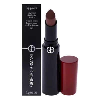 Giorgio Armani Lip Power Longwear Vivid Color Lipstick - Mystery for Women 0.11 oz Lipstick