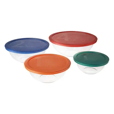 Pyrex Smart Essentials 8-Piece Mixing Bowl Set