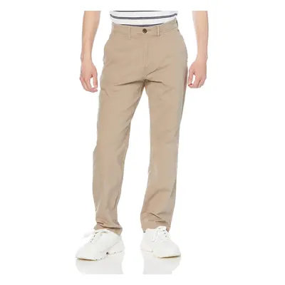 Men's Relaxed-Fit Casual Stretch Pant, Khaki Brown, 36W x 33L