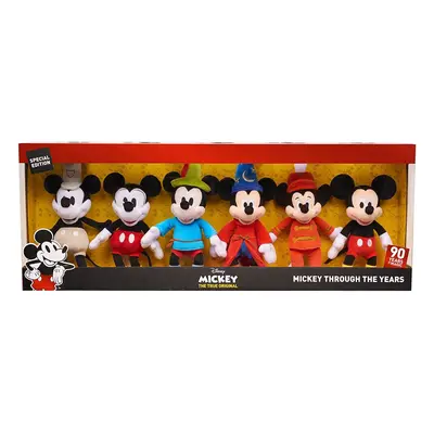 Mickey 90th mickey_mouse Plush Collector Set, Multicolor