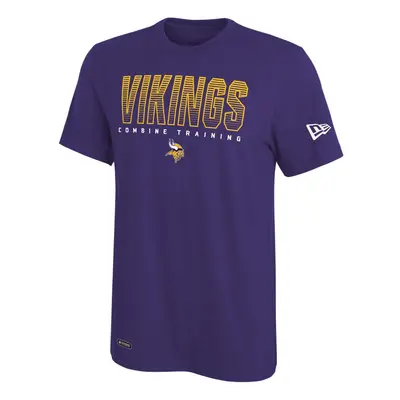 New Era NFL Men's Team Pride Dri-Tek Short Sleeve T-Shirt, Minnesota Vikings, Small