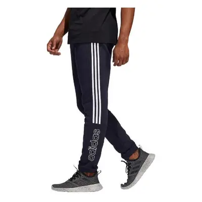 adidas 3-Stripes Fleece Linear Pants Men's Black Size