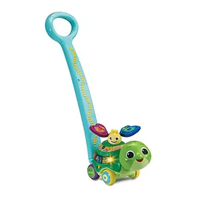 2-in-1 Push & Discover Turtle, Baby Walker with Sounds, Music and Phrases, Baby Musical Toy with