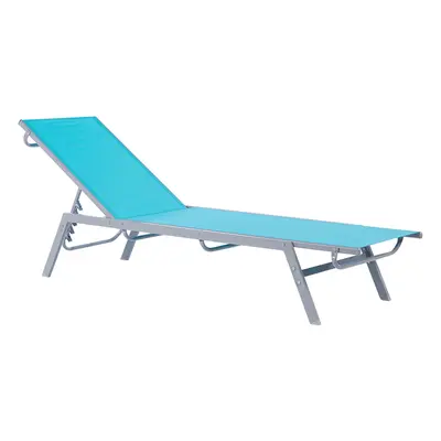 Sun Lounger Metal Blue NOLI