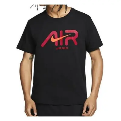 (CW0725-010 Nike Mens T Shirt Black XL) Nike Air Sportswear Mens Swoosh T Shirt Crew Tee