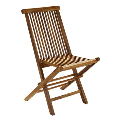 Solid Teak Folding Garden Chair