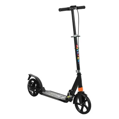 AIYAPLAY Kids Scooter, Foldable Kick Scooter w/ Adjustable Handlebar, Black