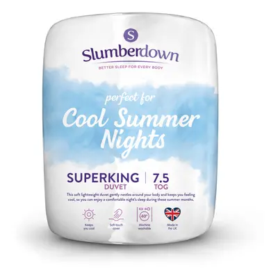 (Super King, 7.5) Slumberdown Cool Summer Nights Duvet UK Made