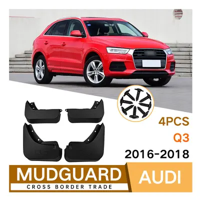 (2016 To 2018) 4Pcs Molded For Audi Q3 To Mudflaps Fenders Mud Flap Guard Splash