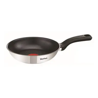 Tefal 20cm Comfort Max Stainless Steel Non-Stick Frying Pan, Silver