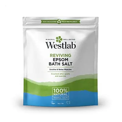 Westlab - Reviving Epsom Salt - 5kg Resealable Pouch - 100% Natural, Pure & Unscented Mineral Sa