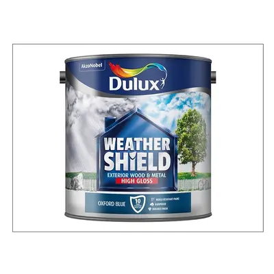 Dulux Weathershield Exterior Gloss Oxford Blue 2.5L