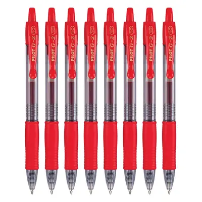 Pilot G2 Premium Gel Roller Pens Bold Point mm Pack of Red