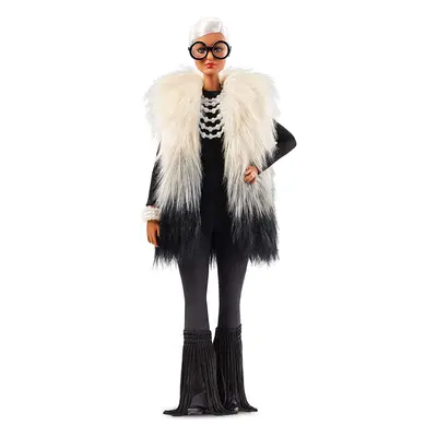 Barbie Collector FWJ27 Collector Styled by Iris Apfel Doll, with Multi-Hued Vest and Accessories