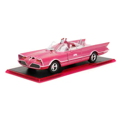 Pink Slips W7 1:24 Classic TV Series Batmobile Die-Cast Car w/Base To