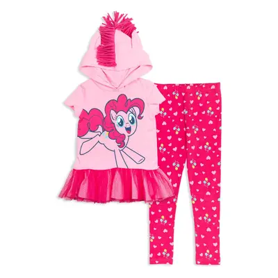 My Little Pony Pinkie Pie Little Girls Cosplay T-Shirt and Leggings