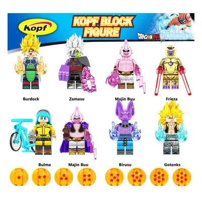 (8PCS-J) 16PCS Dragon Ball Mini figure Building Blocks Fit Lego Kids Toys