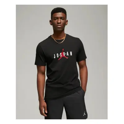 (2XL, Black) Men's Nike Air Jordan Stretch T-Shirt Crew Neck