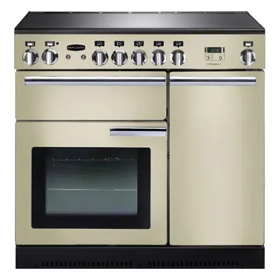 Rangemaster PROP90EICR/C Professional Plus Cream with Chrome Trim 90cm Induction Range Cooker - 