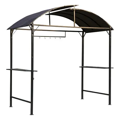 Outsunny Gazebo Marquee Canopy Awning Shelter Garden Patio BBQ Tent Grill Black