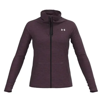 Under Armour Women's Tech Twist Full Zip T-Shirt Ash Plum (554)/Metallic Silver X-Small