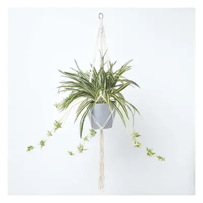 Homescapes Artificial Hanging Basket Spider Plant, cm