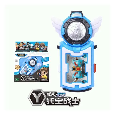 (key 2) Korea Tobot Transformation Robot Toys Anime Cartoon Brothers Tobot Deformation