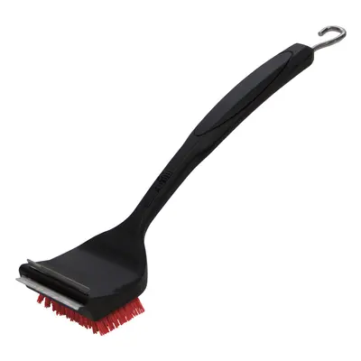 Char Broil 533 - 2-in-1 Barbecue Grill Cleaning Brush and Chisel, Black.