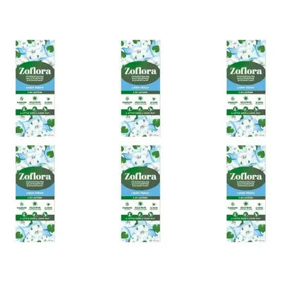 Zoflora in Action Concentrated Disinfectant Linen Fresh 500ml (Pack of 6)