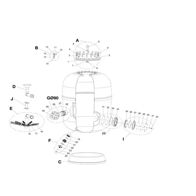 Certikin Diffuser Arm Assembly - (SPAF005)