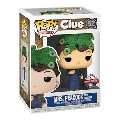 POP! Vinyl: Clue - Mrs PeacockPeacock With Knife - Collectable Vinyl Figure - Gift Idea - Offici