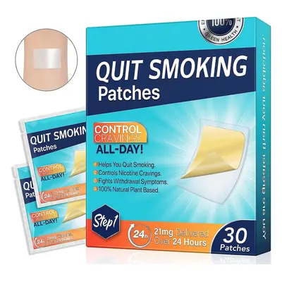 (Step - 30pcs) 30pcs Quit Smoking Patches, Smoking Aid Stop Smoking Patches Nicotine Aid Sticker